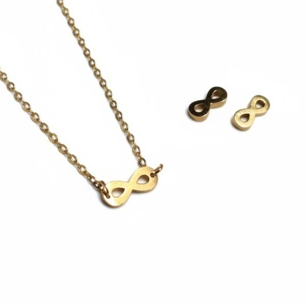 Infinity Necklace & Earrings set