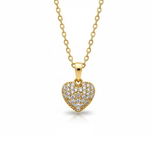 Diamond Infused Heart Necklace